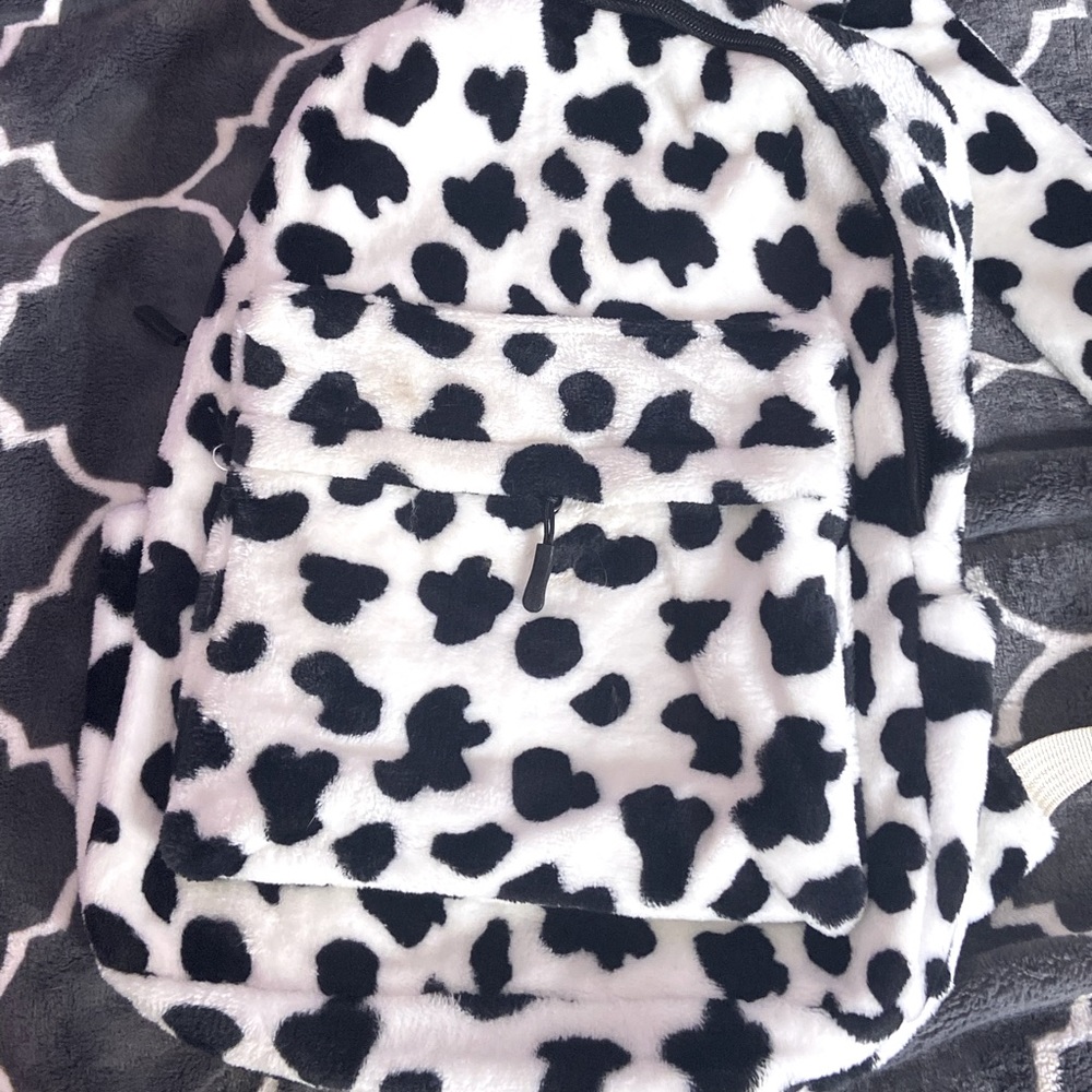 Furry book bag never worn